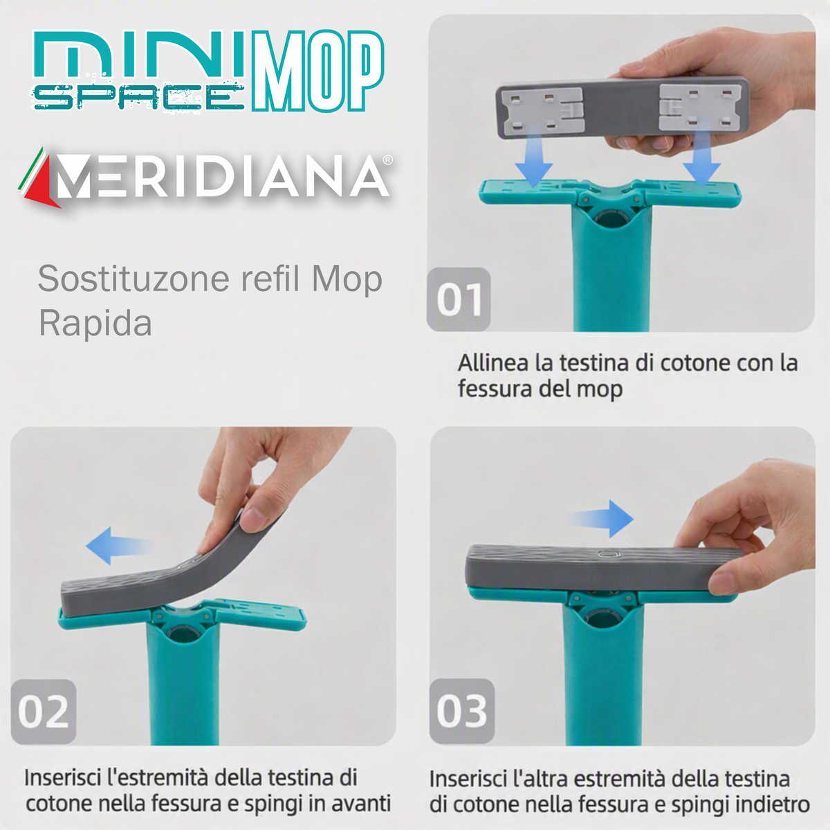 Mocio microfibra spugna magica per muro