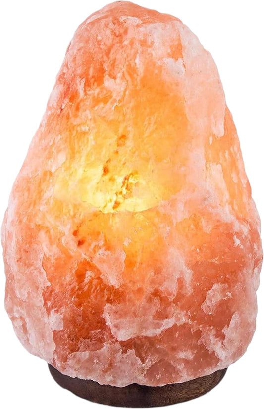 Meridiana Lampada di Sale Rosa Himalayano 100% Puro e Naturale (1-2 kg) - Meridiana