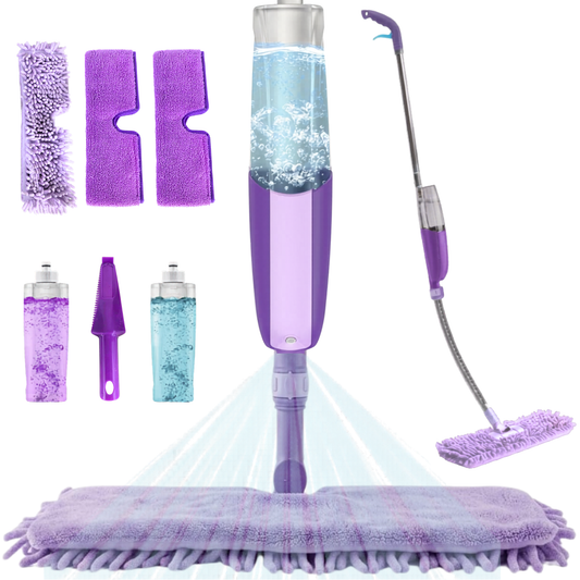 Meridiana Scopa Lavapavimenti a Spruzzo Spray Mop Flexy | Manico Snodabile e Kit Accessori - Meridiana