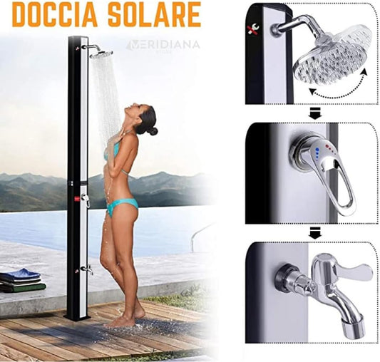 Doccia Esterna Solare da Giardino 40L - Meridiana